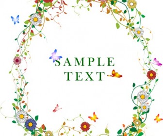 5 classic lace pattern vector material