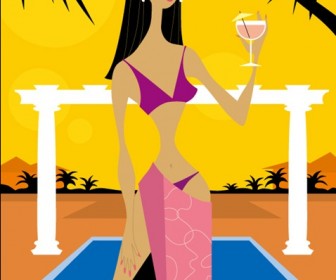 5 People illustrator vector graphics