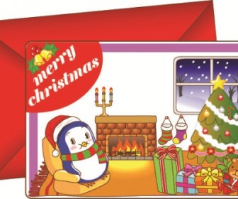 8 Lovely Christmas Vector Cards