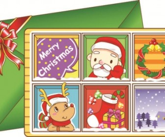 8 Lovely Christmas Vector Cards