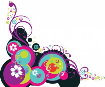 Colorful Vector Flowers