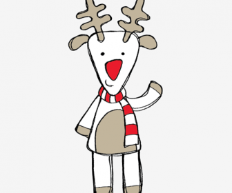 Free Christmas Themed Sketchy Vector Graphics Pack