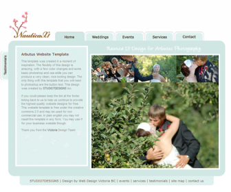 Free Wedding Website Template