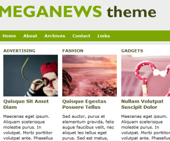 MEGANEWS - Free WordPress Theme