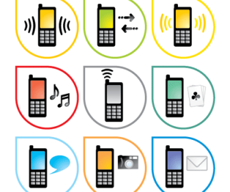 Mobile Phone Style Vector Icon