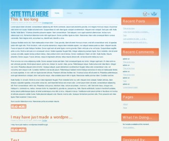 Twitter Meets Wordpress Theme