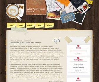 Free Wordpress Theme - After Work 1.0