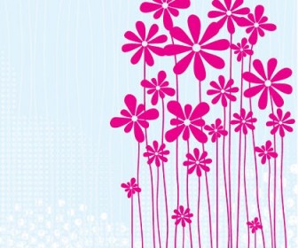 Free Flower Meadow Card Vector Graphic