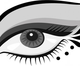 Hand-painted Eyes Vector