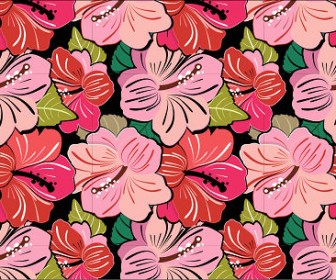 Free Very flowery Pattern Vector