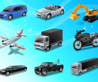 Free Vehicle and Transportation Vector Illustration