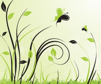 Green Landscape Free Vector Graphic