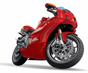 3 Free Vector Realistic Motor Cycles