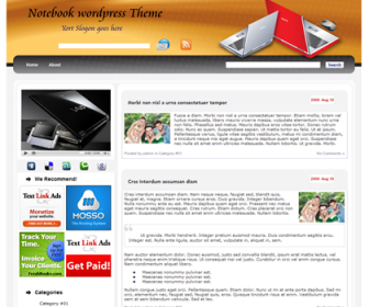 Free Wordpress Theme - WP-Notebook