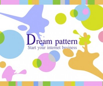 Free Vector Dream Pattern Background