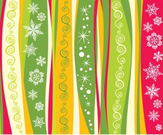 Snowflake Christmas Background Vector Material