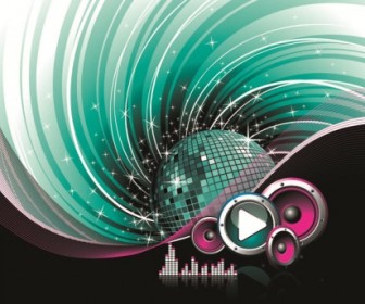 The Trend of Music Illustration Vector Material 5