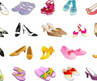 Free Shoes Vector Pack