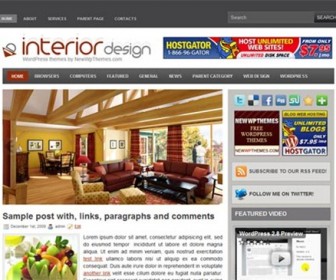 Free WordPress Theme – Interior Design