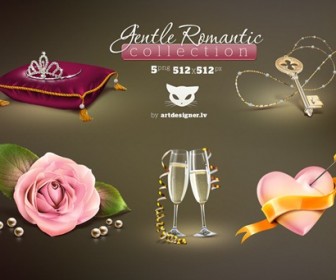 Free Gentle Romantic Icons