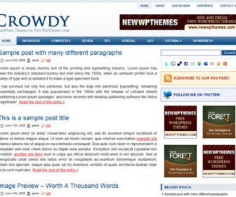 Free WordPress Theme - Crowdy