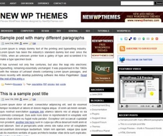 Free WordPress Theme - Groove Black