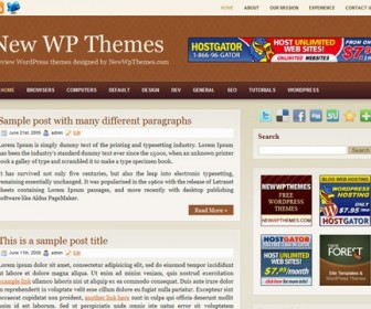 Free WordPress Theme - Browny