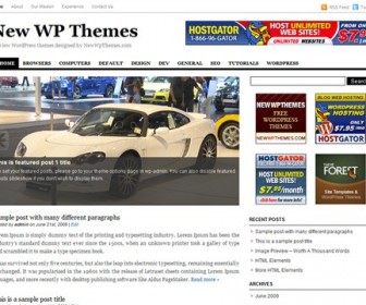 Free WordPress Theme - News Story