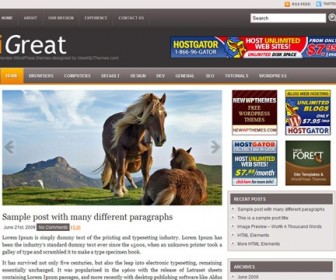 Free WordPress Theme - iGreat