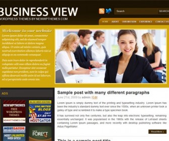 Free WordPress Theme - Business View