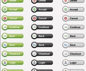 Free Web Application Button Pack