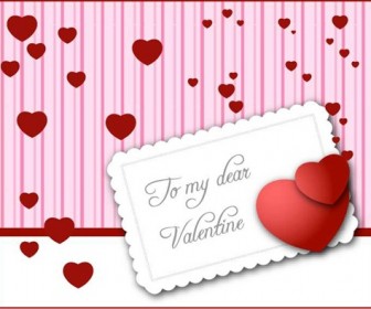 Valentine’s Day Card Vector Graphic