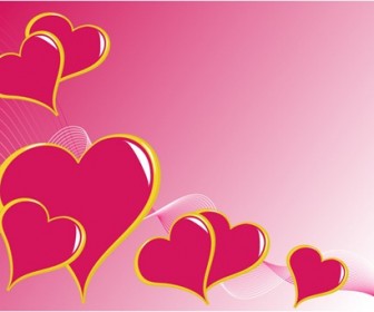 3 Heart-shaped Vector Graphics