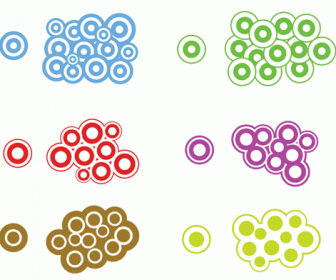 Trendy Circles Vector