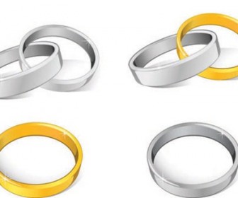 Wedding Rings Vector