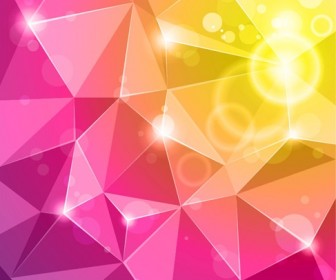 Vector Crystal Abstract Background