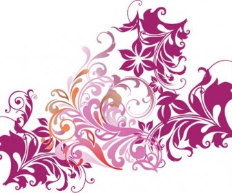 Floral Element Vector Art