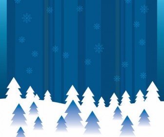 Vector Abstract Winter Background