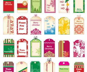 Vector Christmas Tickets and Tags