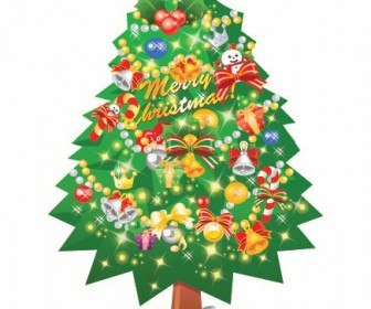 Christmas Tree Vector Illustration