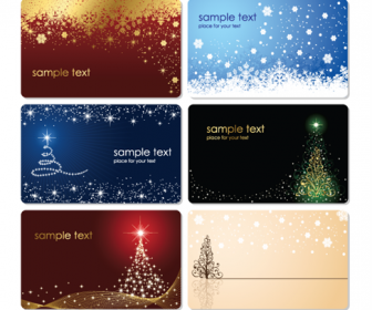 Christmas Cards Vector Set