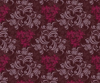 Seamless Floral Background Vector