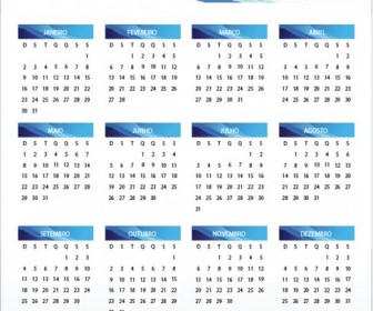 Printable 2011 Calendar Vector