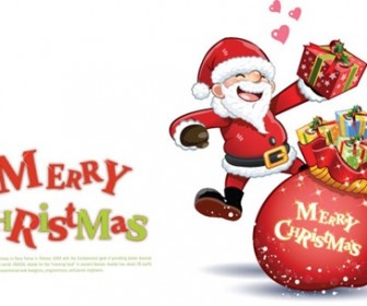 Lovely Santa Claus Vector Graphics