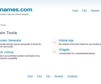 Finding Domain Names Instantly with PCNames.com