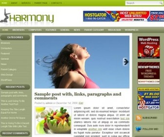 Free WordPress Theme - Harmony