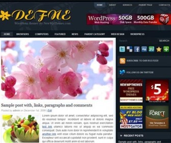 Free WordPress Theme - Defne