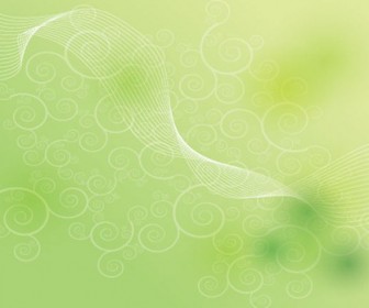 Green Shape Background Vector