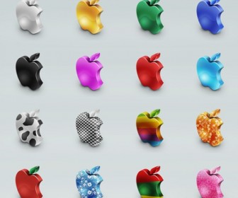 Apple Mac 3D Icon Set