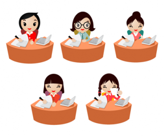 Free Office Women Icons